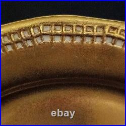 1 (One) MICHAEL WAINWRIGHT TRURO ALL GOLD (Old Version) 24K Dinner Plate