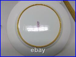 10 1/2 Royal Doulton Gold Encrusted Cabinet Plate With Small Artist Signed Cameo