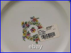 10 HAVILAND LIMOGES NARCISSUS SCHLEIGER 511 Dinner Plates 9.75 Floral Gold Rim