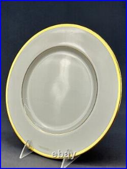 10 Lenox Tuxedo Gold 10 1/2 Dinner Plates Mint