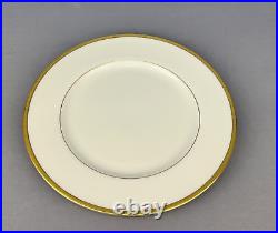 10 Lenox Tuxedo Gold 10 1/2 Dinner Plates Mint