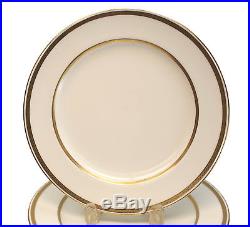 10 Minton for Tiffany & Co. Porcelain Gold Encrusted 10.25 Dinner Plates, c1900