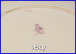 10 Minton for Tiffany & Co. Porcelain Gold Encrusted 10.25 Dinner Plates, c1900