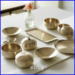 100% Hand-made Korean Yugi Bowl & Plate Set 2, Dinnerware / by Artisan