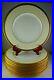 11-Antique-Minton-Porcelain-Dinner-Plates-Water-Lily-Gold-Encrusted-Band-01-yjf