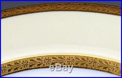 11 Gorgeous Gold Rimmed Copeland Spode Porcelain Dinner Plates