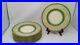 11-Royal-Worcester-China-Dinner-Plates-Green-with-Gold-accents-trim-Stunning-01-cy