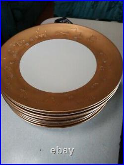 11 Sascha Brastoff Gold Ming 11 Inch Plates