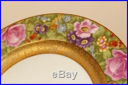 11 Stunning Rosenthal Heavy Gold Floral Band Dinner Plates