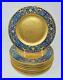 12-Antique-Crown-Staffordshire-Blue-Gold-Encrusted-Service-Dinner-Plates-01-trfz