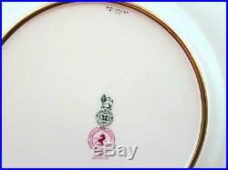 12 Antique Royal Doulton Dinner Plates Ca 1930 Gold Encrusted Service Plates