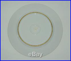 12 Heavy GOLD Encrusted Green Trim Dinner Plates COINGOLD Hutschenreuther KB
