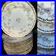 12-Limoges-Haviland-Schleiger-Db-Gold-Rim-Roses-Ribbons-Swags-8-75-Lunch-Plates-01-cwz