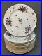 12-Rossetti-SPRING-VIOLETS-10-Dinner-Plates-withGold-Trim-1940-s-01-vcs