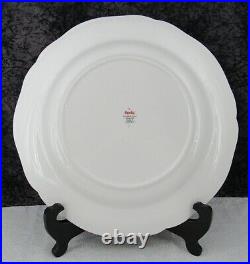 (12) Spode Sheffield White Porcelain withGold Gilt 11 Dinner Plates
