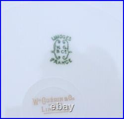 12 William Guerin (w. G. & Co.) Limoges Gold Trim Dinner Plates 10 7/8