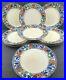 13-Royal-Cauldron-Floral-Dinner-Plates-Set-Vintage-10-25-Blue-Gold-Rim-England-01-cdxy