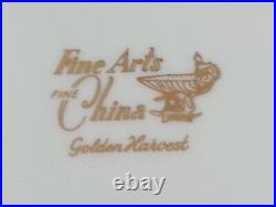 14 Fine Arts Fine China Golden Harvest Wheat Dinner Plates