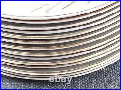 14 Fine Arts Fine China Golden Harvest Wheat Dinner Plates