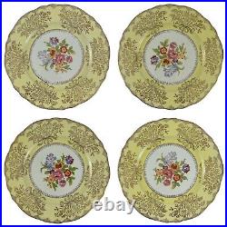 1940's Steubenville Rococo Dinner Plate 11 Floral #2050