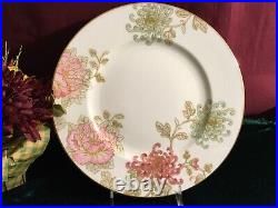 2 Lenox Marchesa Painted Camellia Dinner Plates NEW USA Free Shipping white gold