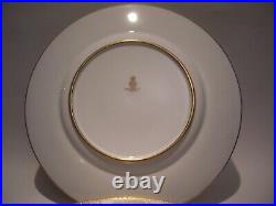 2 Minton Encrusted Raised Gold Pate Sur Pate Dinner Plates Mint Cond. 10 1/4