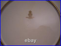 2 Minton Encrusted Raised Gold Pate Sur Pate Dinner Plates Mint Cond. 10 1/4