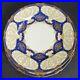 2-Rosenthal-Ivory-Dinner-Cabinet-Plates-10-5-8-Cobalt-Blue-Gold-Scroll-Bavaria-01-oqhz