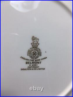 (20 Pcs) Royal Doulton Gold Encrusted'Belmont' (4) 5 PIECE PLACE SETTINGS #4991
