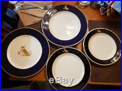 24K Gold Bohemian Grove Dinner Dish. Appitizer 1 set of 4 main Plates