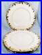 3-Lenox-Essex-Dinner-Plates-Plate-Blue-Gold-Scalloped-Edge-Cream-Porcelain-O351F-01-cnpn