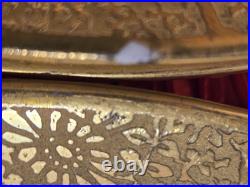 3 Tirschenreuth Bavaria Germany Gold Encrusted Dinner Plates Favorite Pattern