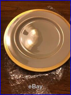 36 Plates Lenox Westchester China Presidential Gold Encrusted dinner Set