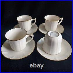 (4-5pc) Noritake CHANDON Gold #7306 Place Settings, MINT