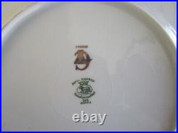 4 Gorgeous Hutschenreuther Dinner Plates Gold Encrusted Floral Center Lot