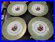 4-Hutschenreuther-Selb-Bavaria-Dinner-Plates-24k-Coin-Gold-Green-China-10-5-01-vb