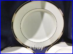 4 LENOX HANCOCK GOLD DINNER PLATES MILLENNIUM EDITION never used! NEW! EXCELLENT