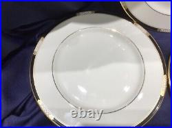 4 LENOX HANCOCK GOLD DINNER PLATES MILLENNIUM EDITION never used! NEW! EXCELLENT