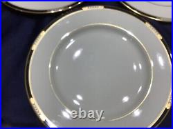 4 LENOX HANCOCK GOLD DINNER PLATES MILLENNIUM EDITION never used! NEW! EXCELLENT