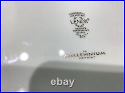 4 LENOX HANCOCK GOLD DINNER PLATES MILLENNIUM EDITION never used! NEW! EXCELLENT