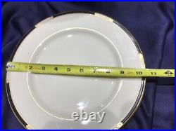 4 LENOX HANCOCK GOLD DINNER PLATES MILLENNIUM EDITION never used! NEW! EXCELLENT