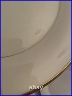 4 Lenox Bone China ETERNAL Dinner Plates Old Mark 10 3/4 Vtg Gold Dimension