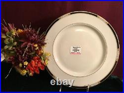 4 Lenox Hancock Gold Dinner Plates NEW USA second quality Free Shipping