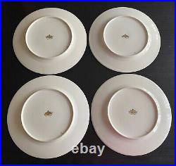 4 Rosenthal Bavaria Dinner Plates Cobalt Blue Encrusted Gold Pattern 5388 Set #1