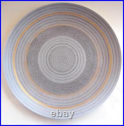 4 Sascha Brastoff Dinner Plates Roman Coin Brown Gold on Gray MCM 10.63 D 1950s 4 Sascha Brastoff Dinner Plates Roman Coin Brown Gold on Gray MCM 10.63 D 1950s
