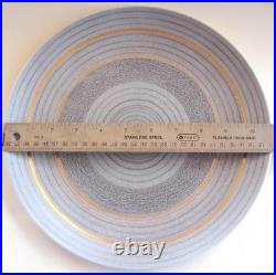 4 Sascha Brastoff Dinner Plates Roman Coin Brown Gold on Gray MCM 10.63 D 1950s 4 Sascha Brastoff Dinner Plates Roman Coin Brown Gold on Gray MCM 10.63 D 1950s