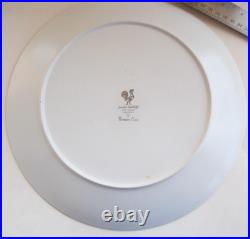 4 Sascha Brastoff Dinner Plates Roman Coin Brown Gold on Gray MCM 10.63 D 1950s 4 Sascha Brastoff Dinner Plates Roman Coin Brown Gold on Gray MCM 10.63 D 1950s