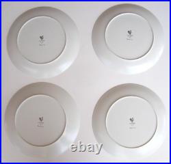 4 Sascha Brastoff Dinner Plates Roman Coin Brown Gold on Gray MCM 10.63 D 1950s 4 Sascha Brastoff Dinner Plates Roman Coin Brown Gold on Gray MCM 10.63 D 1950s