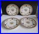 4-Vtg-Dresden-Hand-Painted-Floral-Raised-Gold-Stencil-Plates-GERMANY-LOT-2-01-vcv