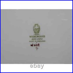 4 Wedgwood Dinner Plates Florentine W4219 Gold White Dragons Griffins Green Mark